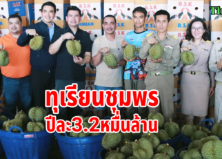 ทุเรียนชุมพรขายปีละ3.2หมื่นล้าน